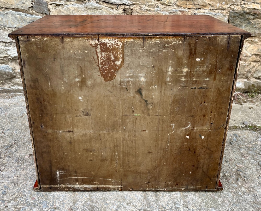 Antique Mahogany Postmaster’s Cabinet View XVII