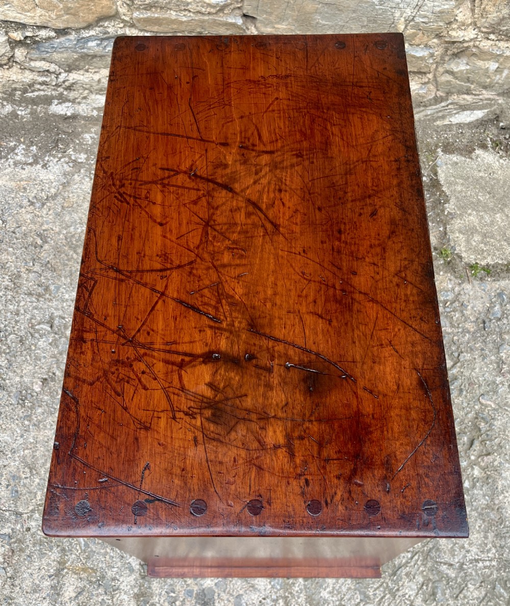Antique Mahogany Postmaster’s Cabinet View XVIII