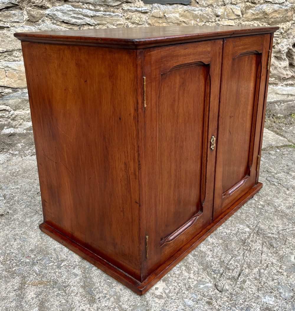 Antique Mahogany Postmaster’s Cabinet View XX