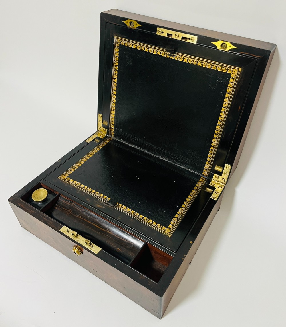 Victorian Burr Walnut Writing Slope View III
