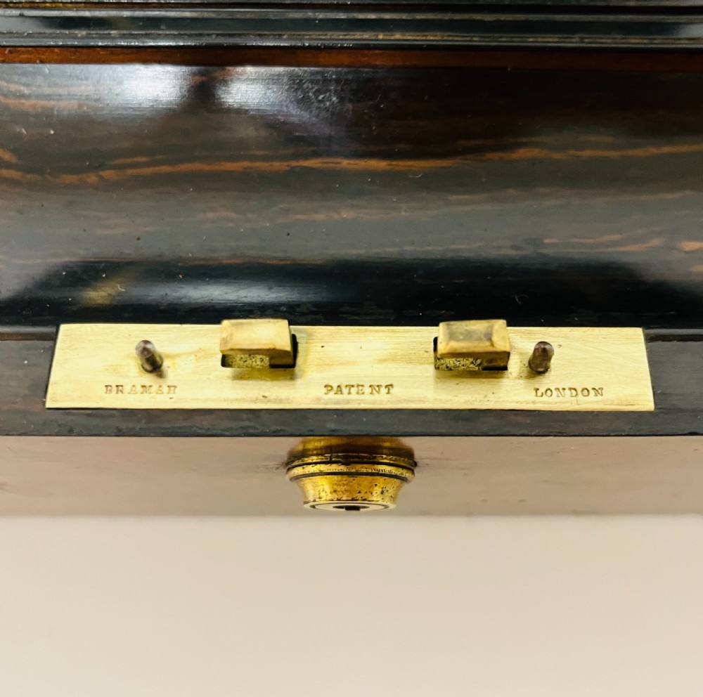 Victorian Burr Walnut Writing Slope View V