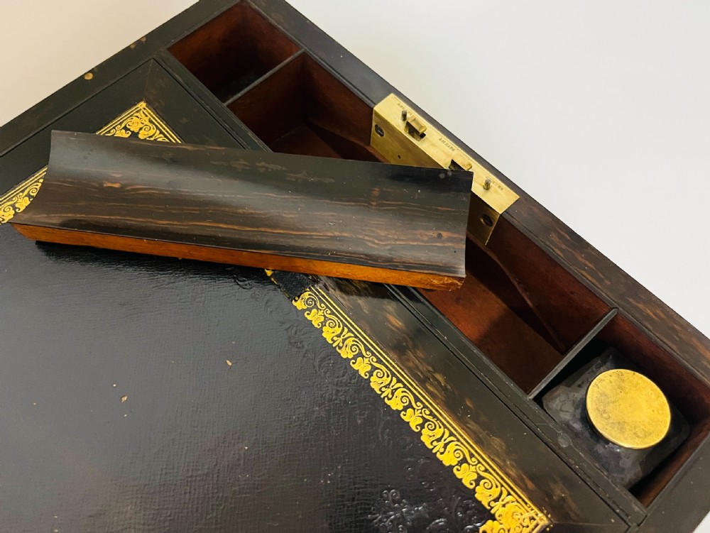 Victorian Burr Walnut Writing Slope View IX