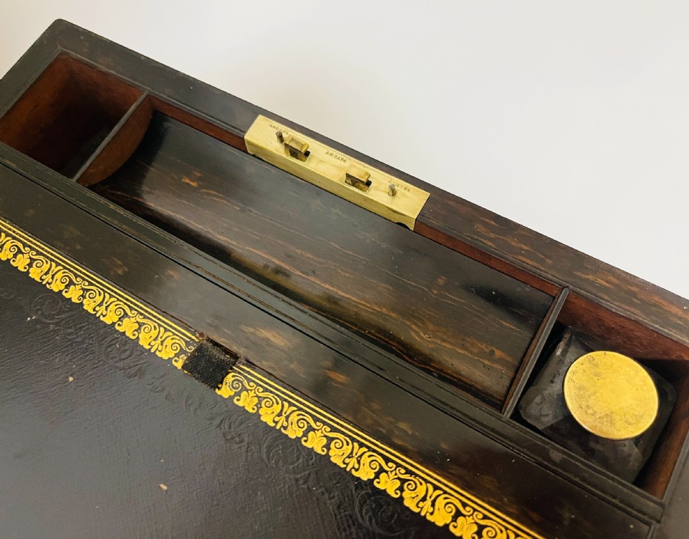 Victorian Burr Walnut Writing Slope View X