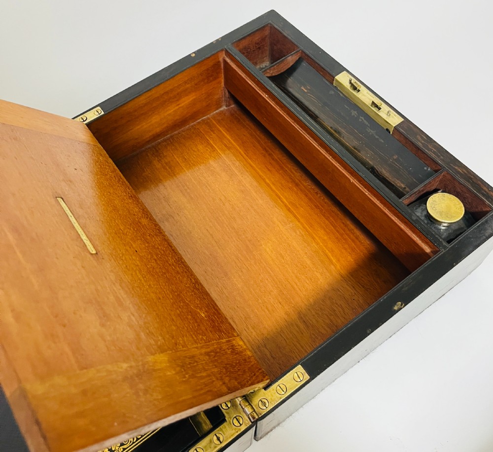 Victorian Burr Walnut Writing Slope View XI