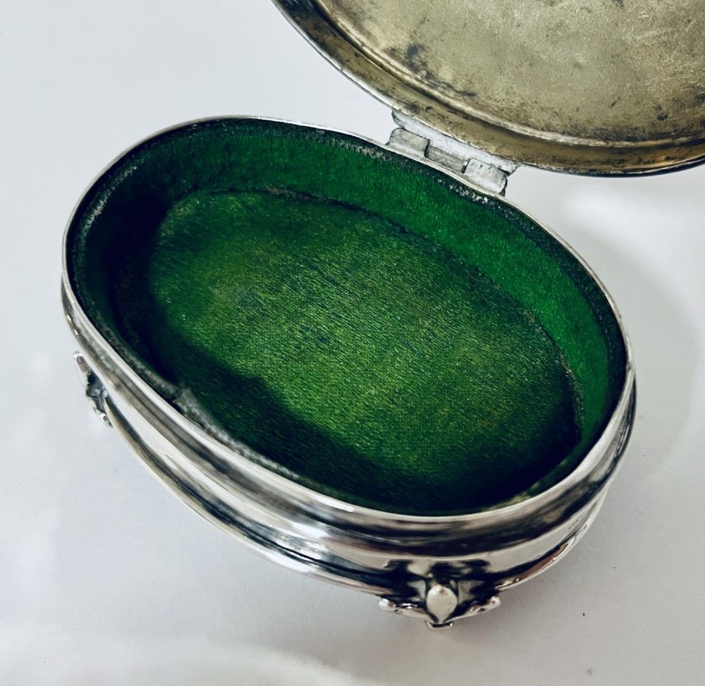 Antique Silver Trinket Box View XI