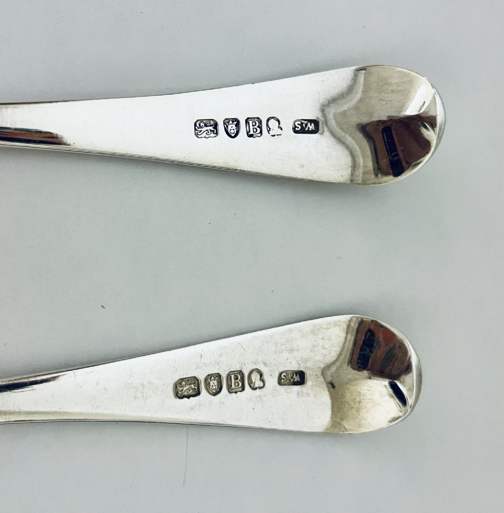 4 x Georgian Silver Berry Spoons View XVIII
