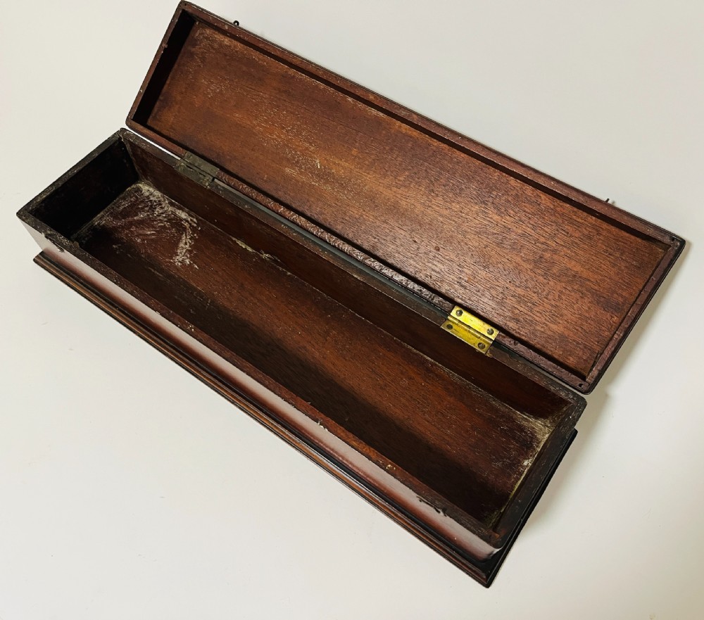 Georgian Mahogany Glove Box View V