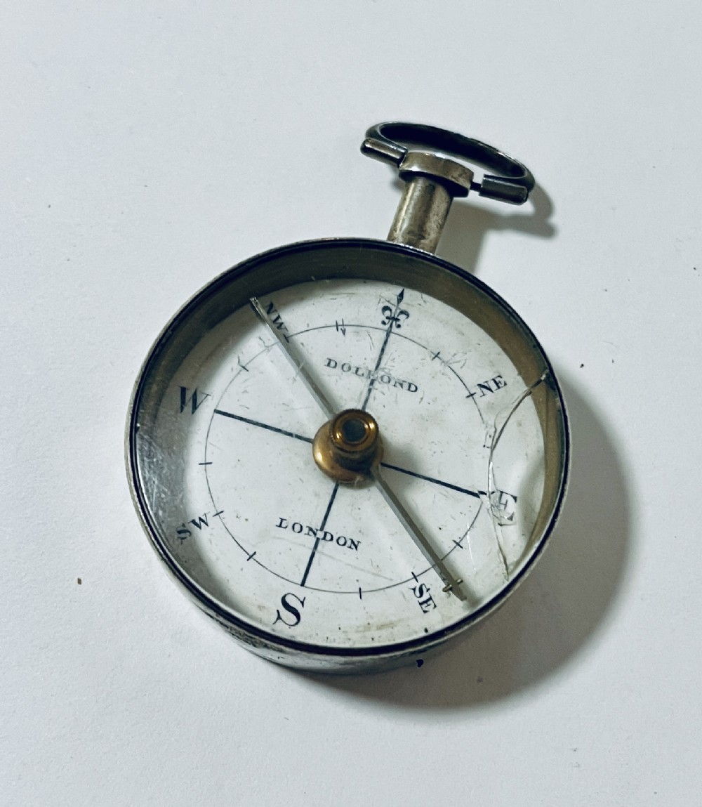 Georgian Silver Compass by Dolland