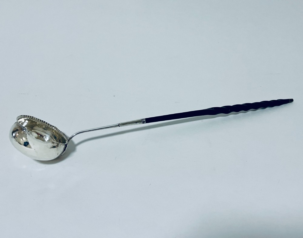Georgian Silver Toddy Ladle View II
