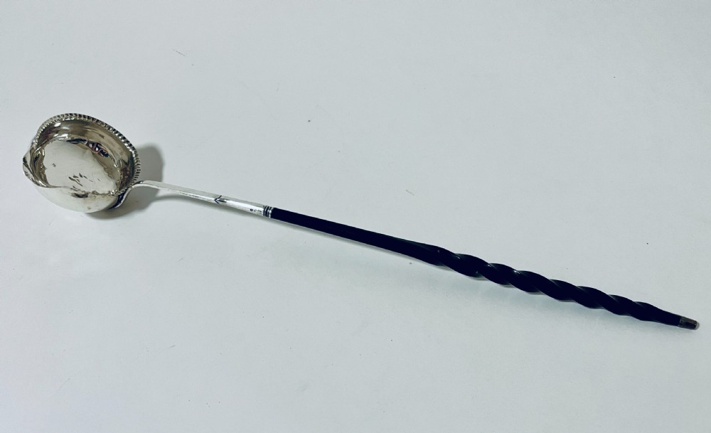 Georgian Silver Toddy Ladle View III
