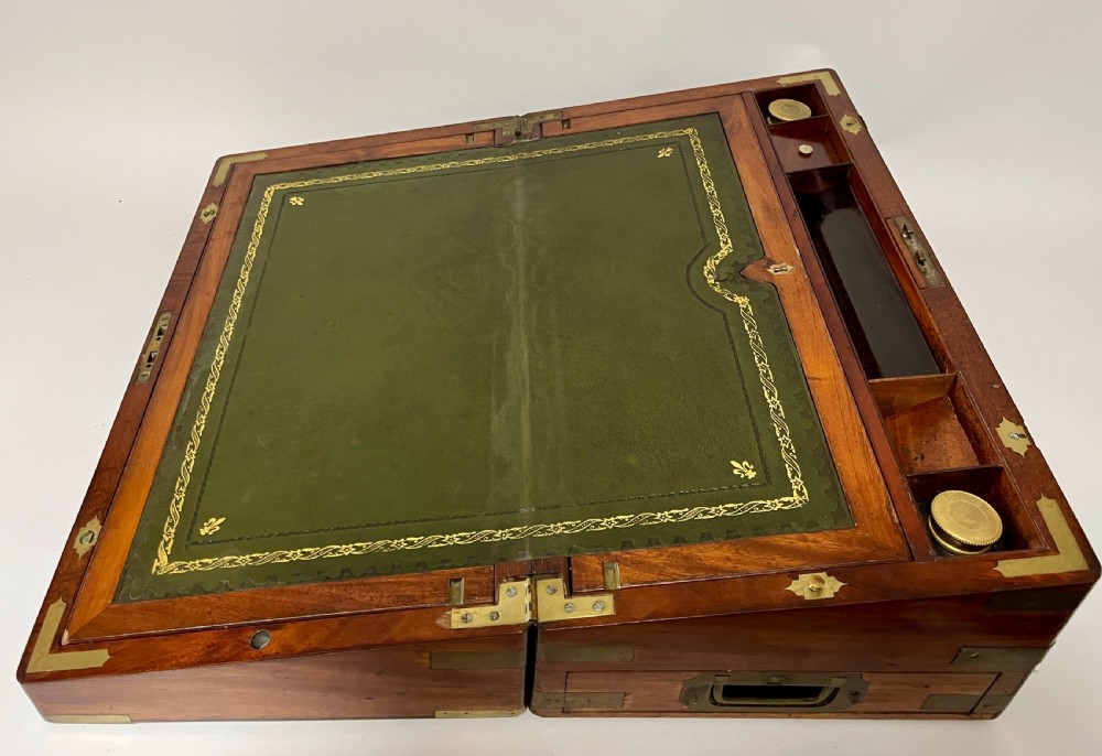 Large Victorian Mahogany Writing Slope with Secret Drawers View V