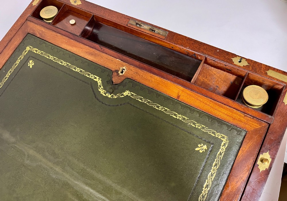 Large Victorian Mahogany Writing Slope with Secret Drawers View VII