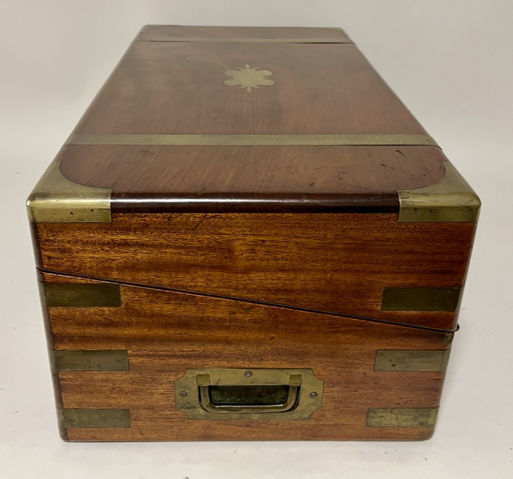 Large Victorian Mahogany Writing Slope with Secret Drawers View XVIII