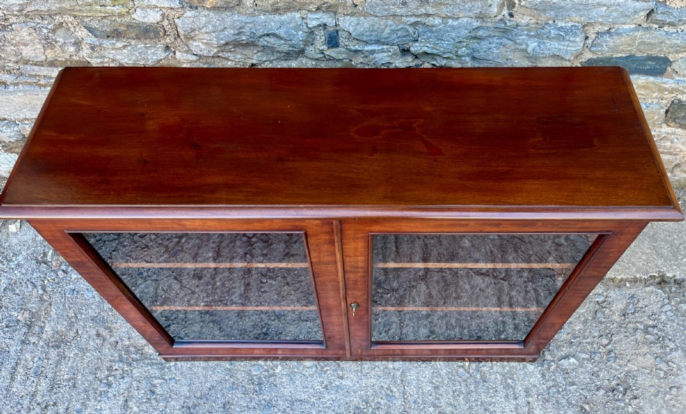 Victorian Mahogany Glazed Cabinet View III