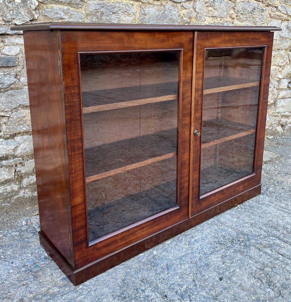 Victorian Mahogany Glazed Cabinet View V
