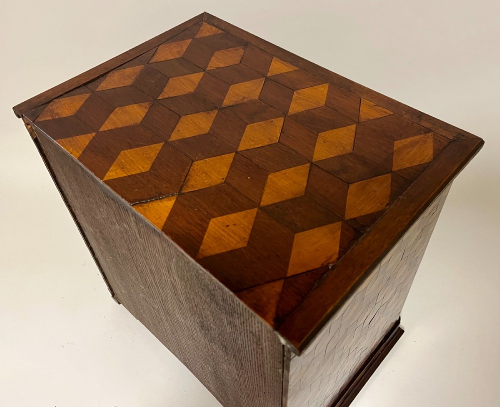 Victorian Marquetry Specimen Apprentice Chest of Drawers View VIII