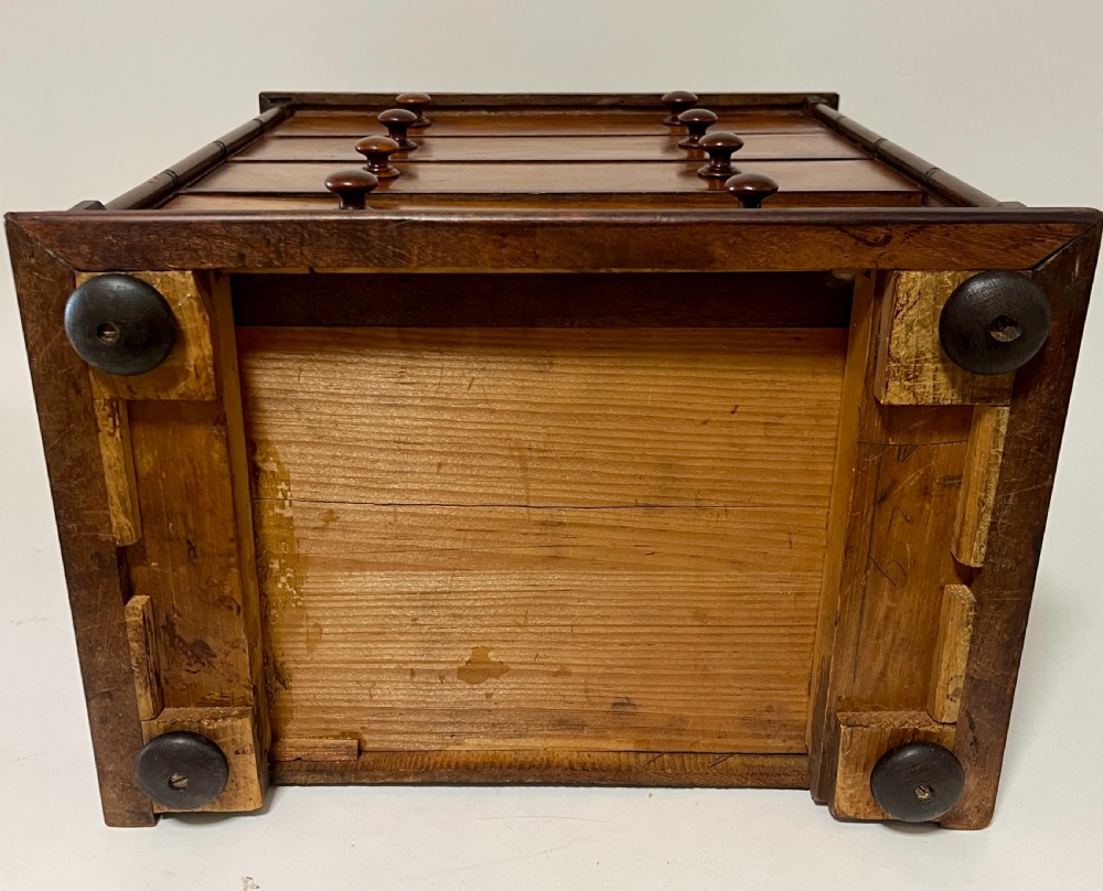 Victorian Marquetry Specimen Apprentice Chest of Drawers View X