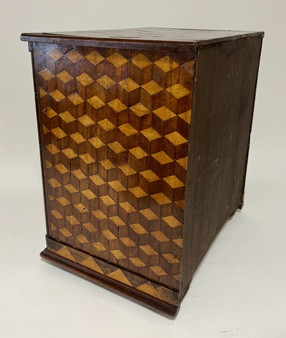 Victorian Marquetry Specimen Apprentice Chest of Drawers View XIII