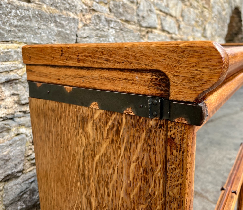 Antique Globe Wernicke Oak Stacking Bookcase View X