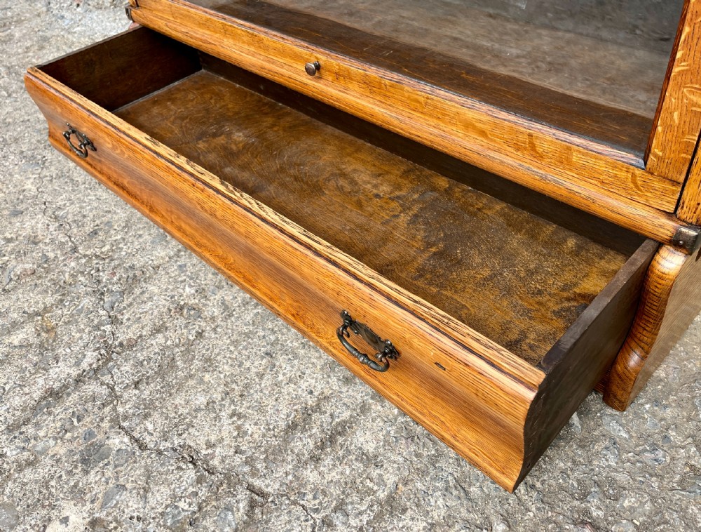 Antique Globe Wernicke Oak Stacking Bookcase View XIII