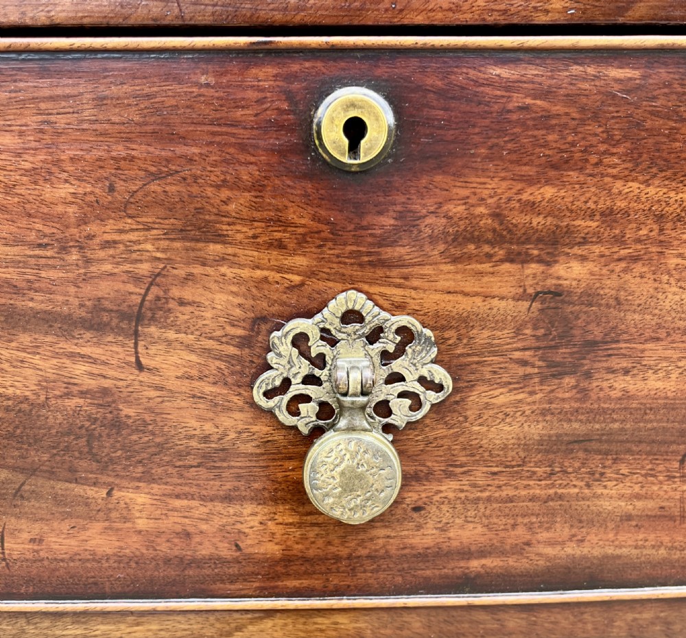 Victorian Mahogany Bow Front Chest of Drawers View XVI
