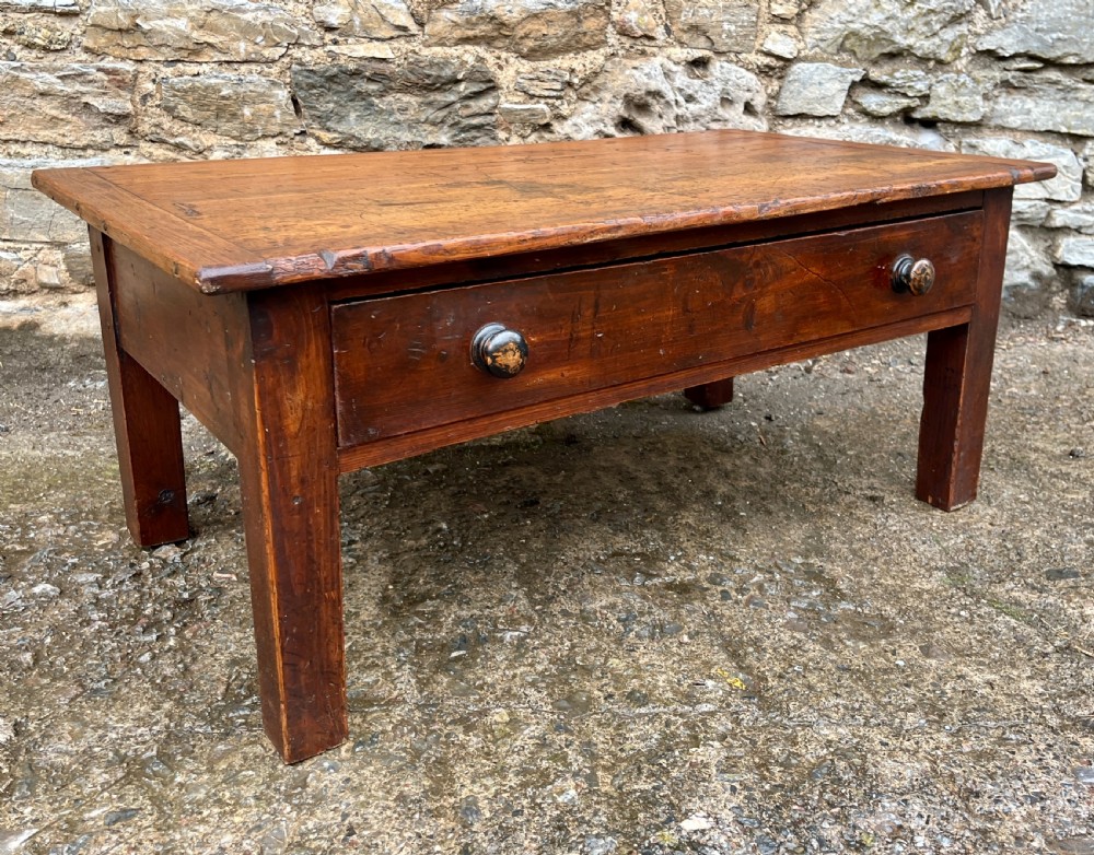 Antique Pine Coffee Table View IX