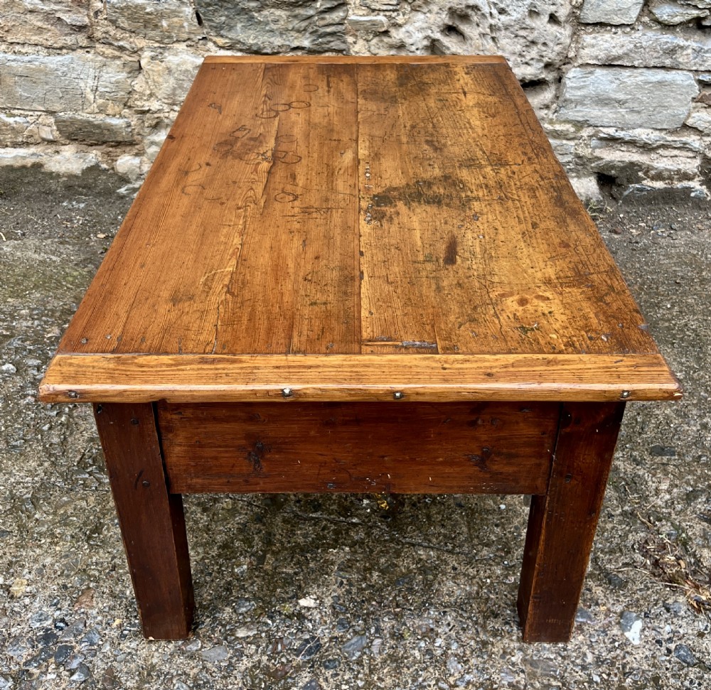 Antique Pine Coffee Table View XIII