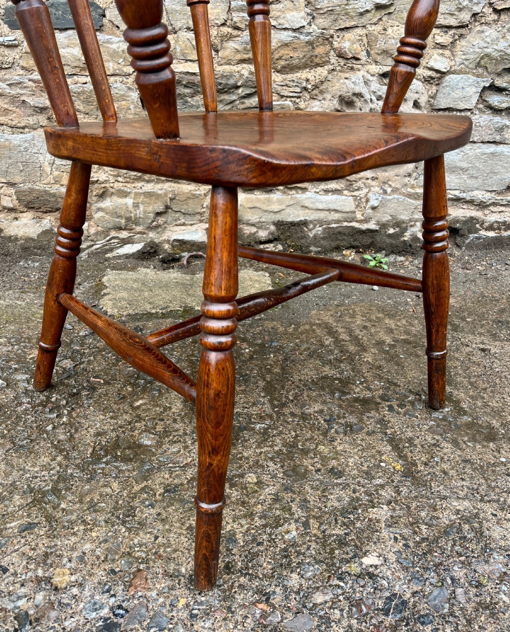 Antique Windsor Farmhouse Chair View V