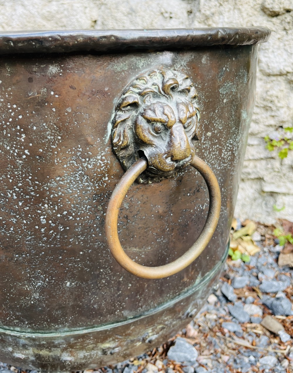 Large Victorian Riveted Copper Boiler View IX