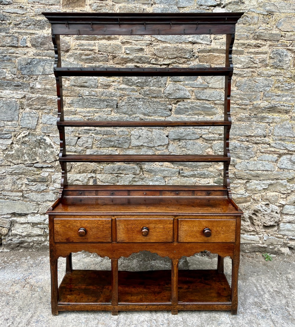 Georgian Welsh Oak Potboard Dresser