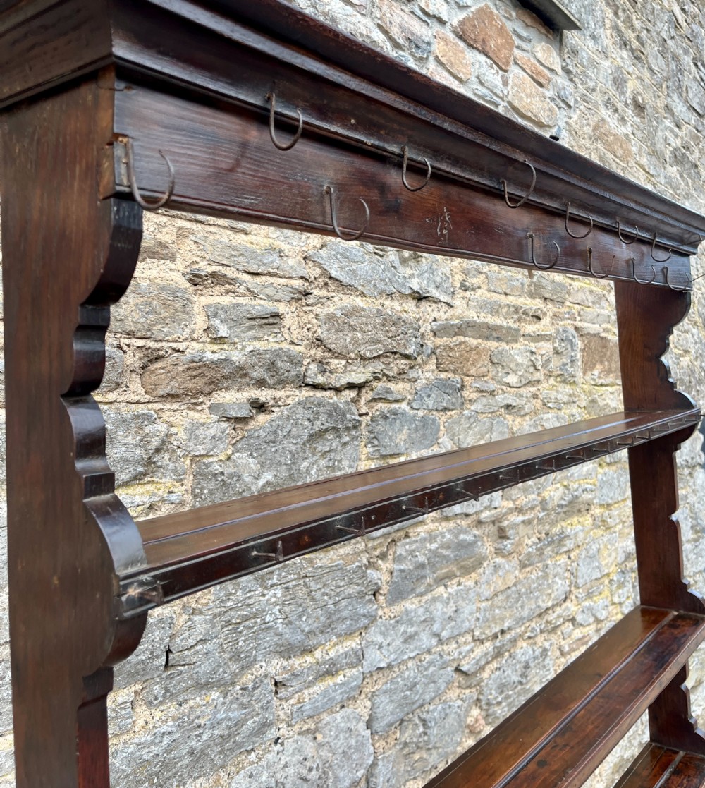 Georgian Welsh Oak Potboard Dresser View X