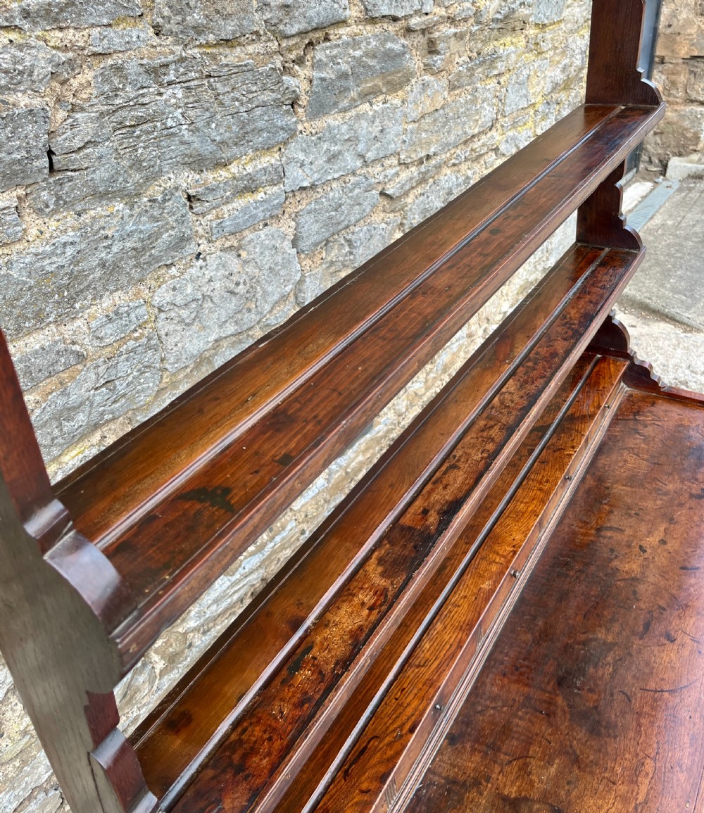 Georgian Welsh Oak Potboard Dresser View XI
