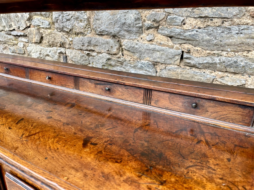Georgian Welsh Oak Potboard Dresser View XII