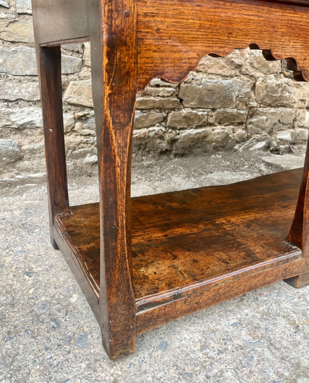 Georgian Welsh Oak Potboard Dresser View XVII