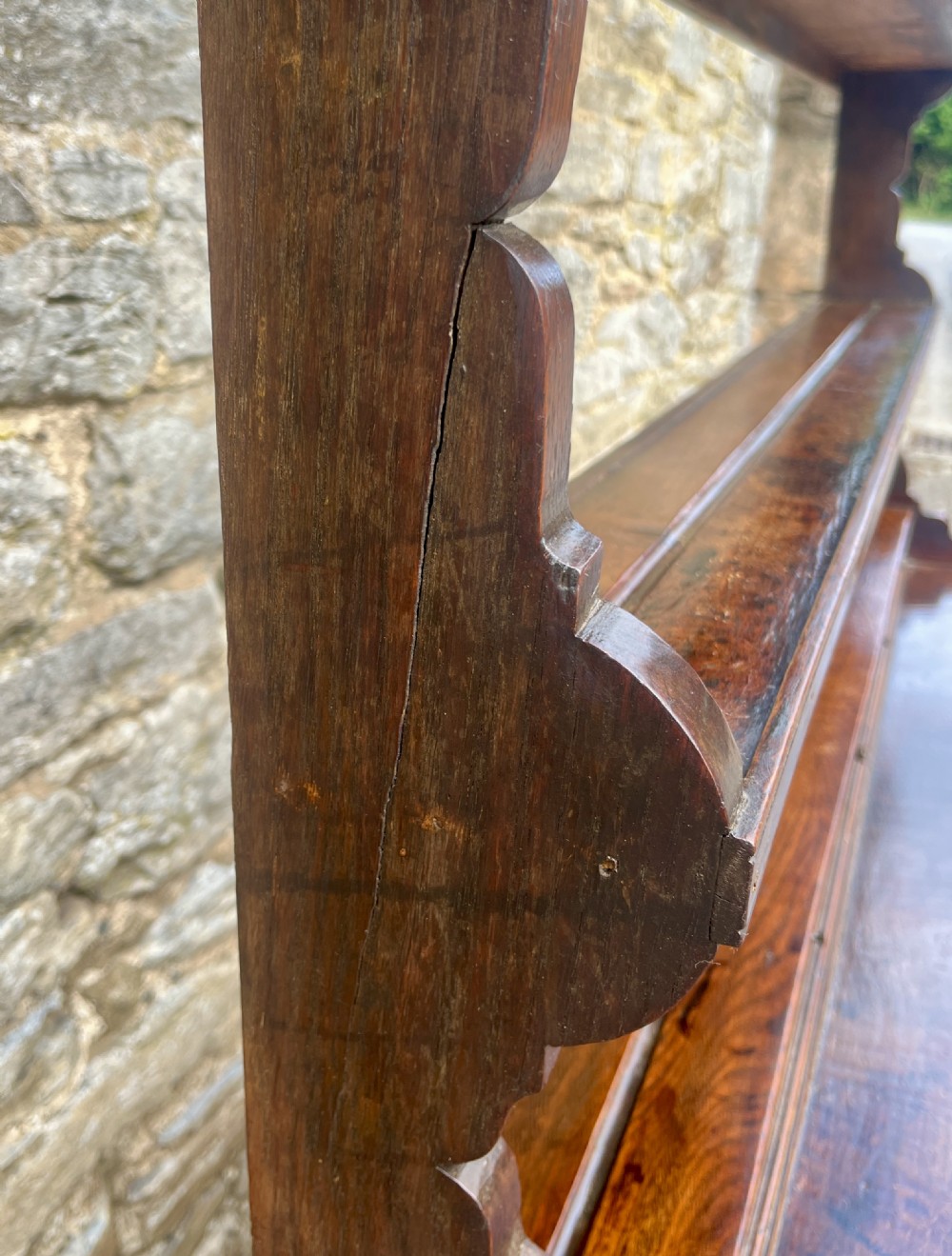 Georgian Welsh Oak Potboard Dresser View XX