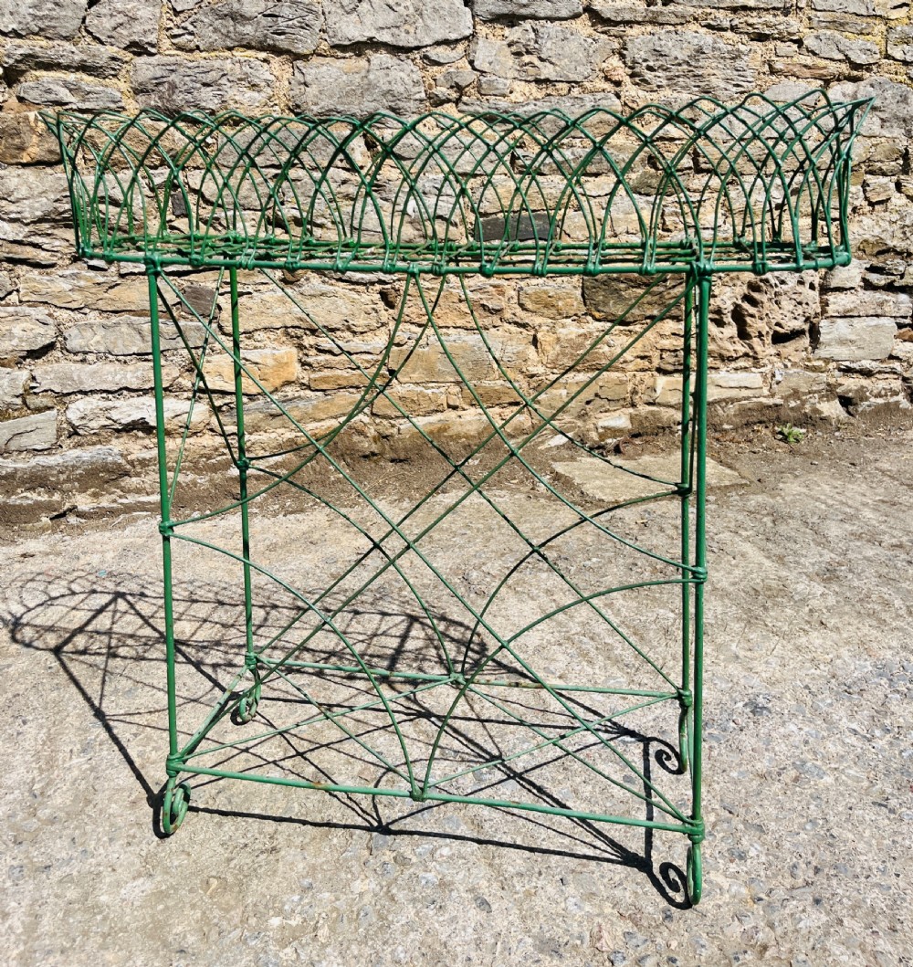Victorian Wirework Plant Stand View IV