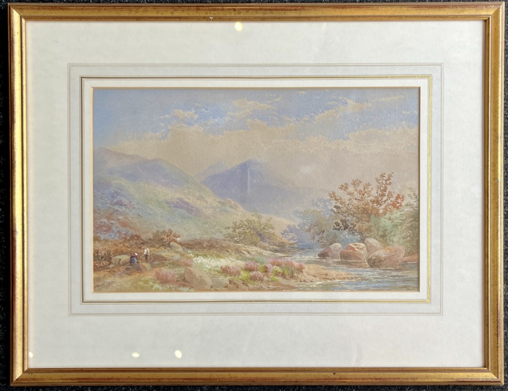William Williams River Okement Watercolour