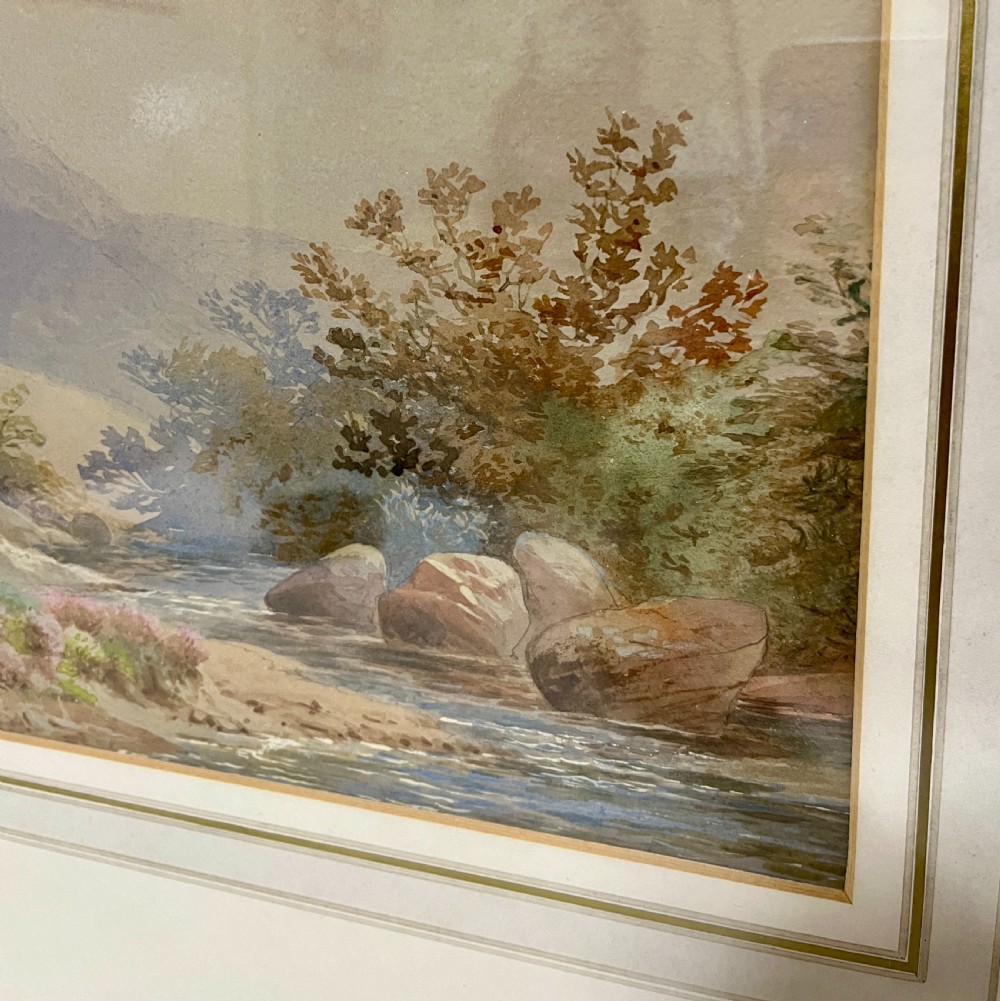 William Williams River Okement Watercolour View III