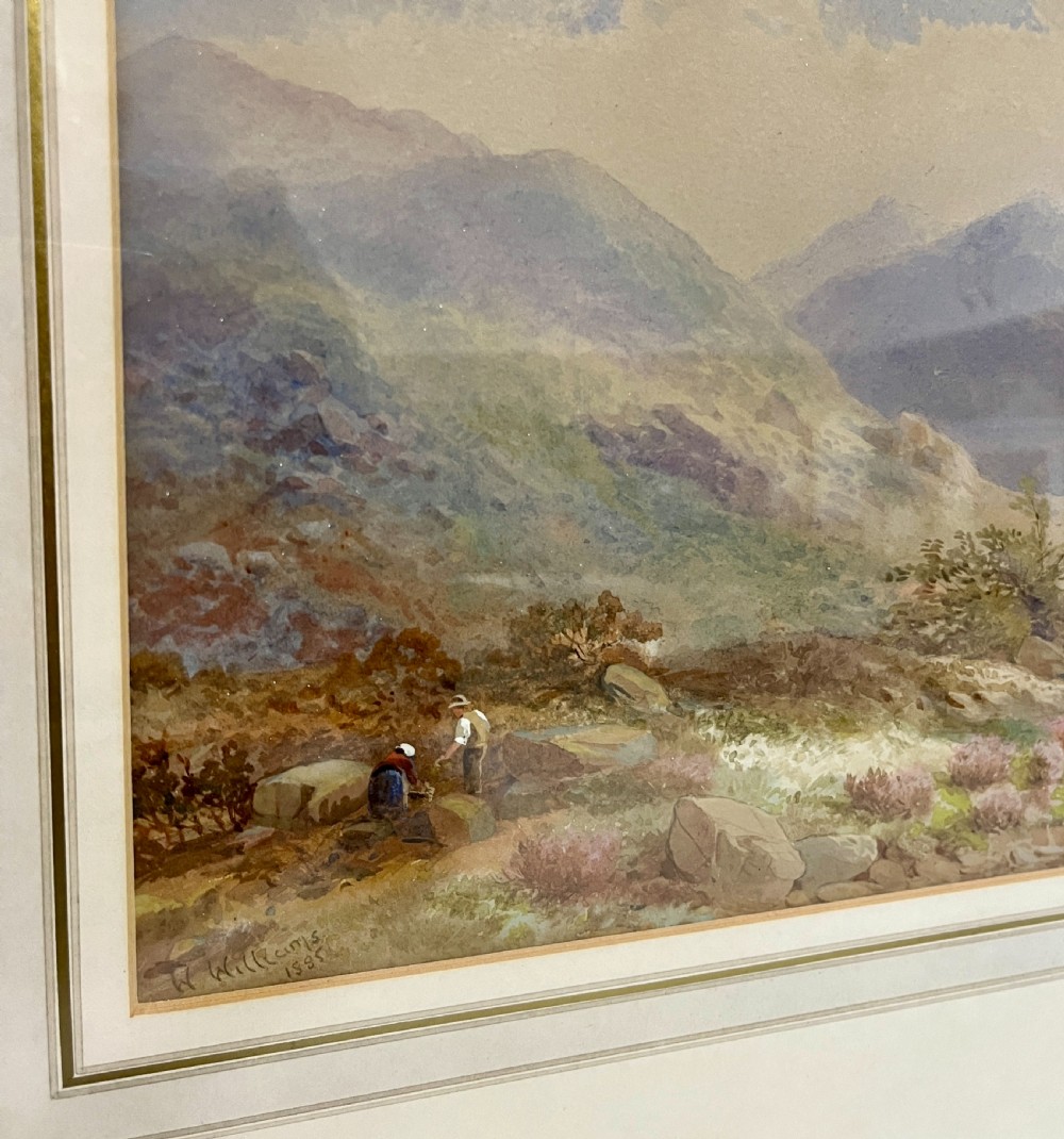 William Williams River Okement Watercolour View IV