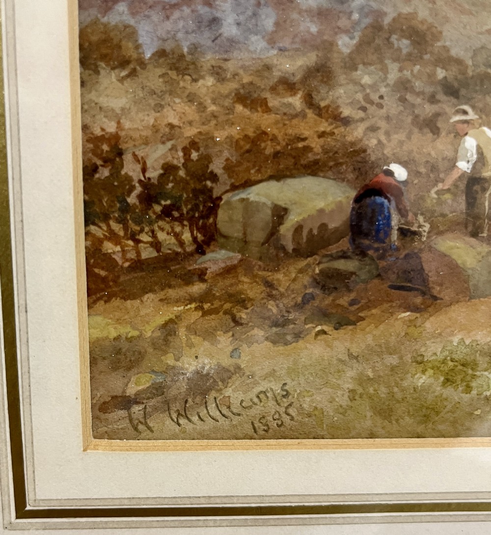 William Williams River Okement Watercolour View V