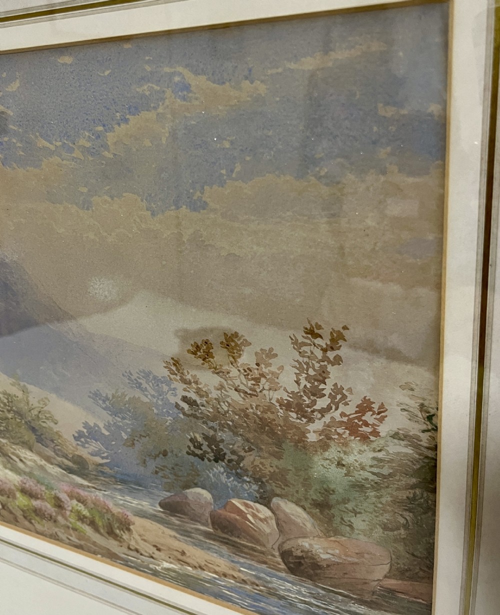 William Williams River Okement Watercolour View VI