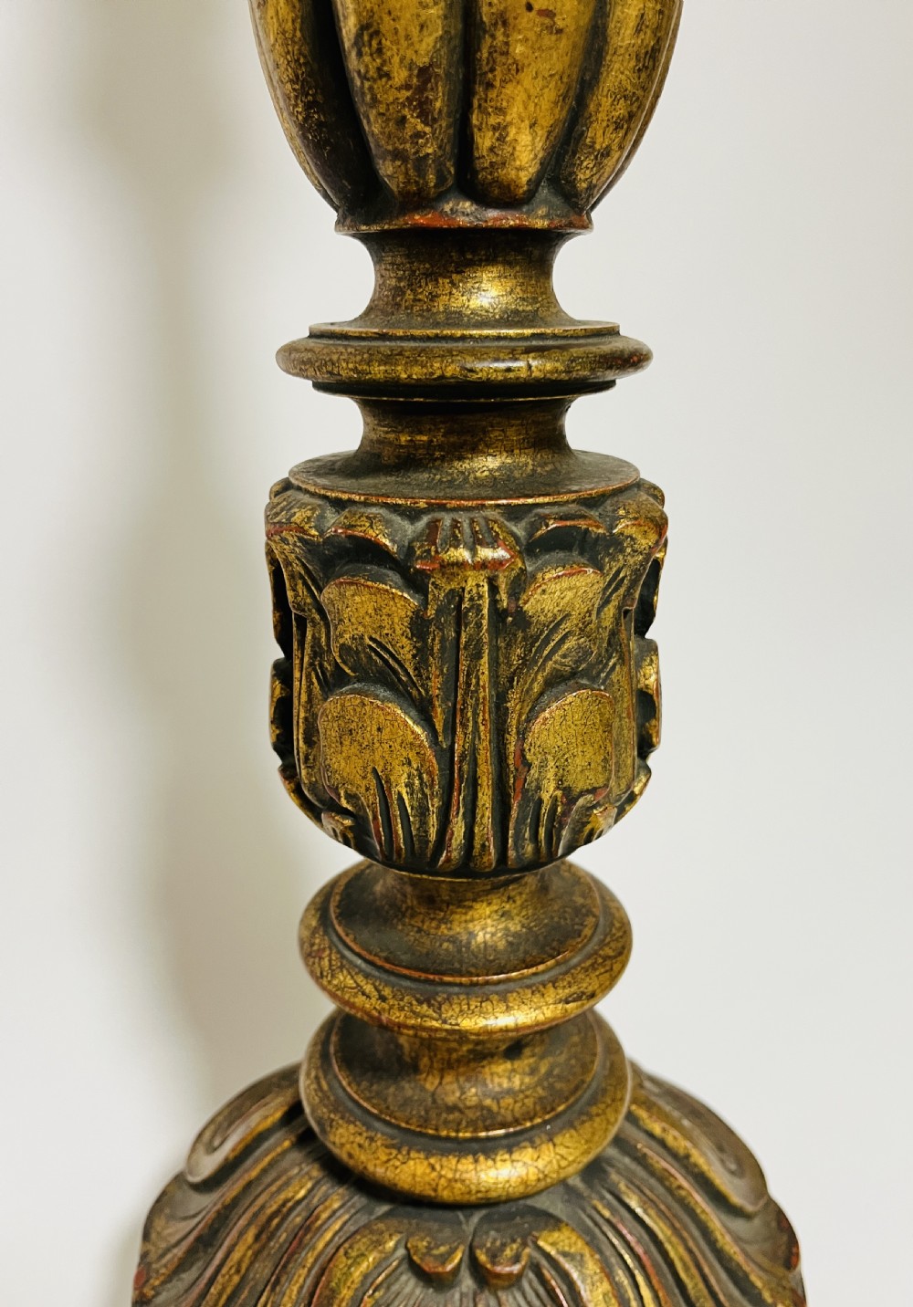 Large Giltwood Table Lamp View V