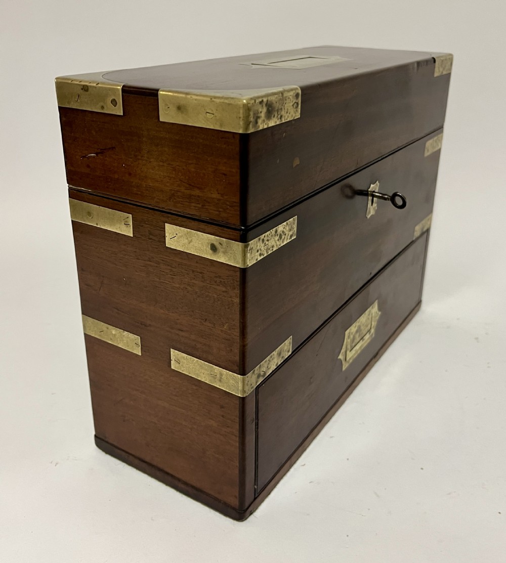 Georgian Mahogany Apothecary Box View XI
