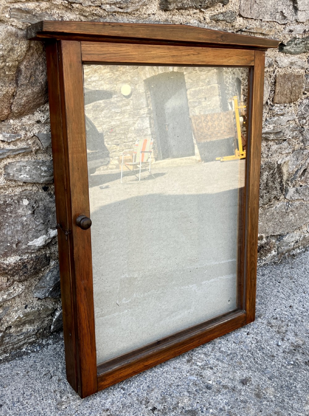 Antique Glazed Noticeboard
