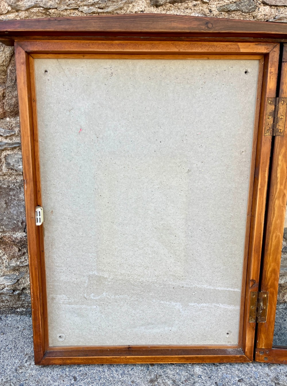 Antique Glazed Noticeboard View VIII