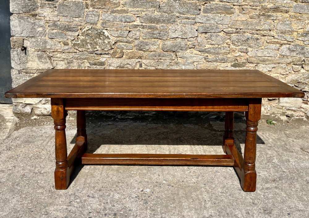 Antique Oak Refectory Table