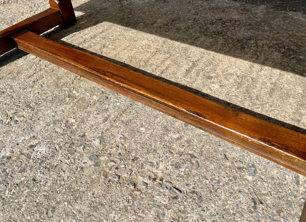 Antique Oak Refectory Table View X