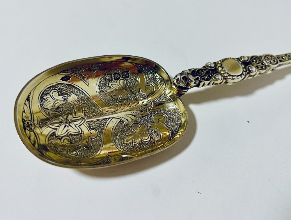 Silver Gilt Anointing Spoon View III
