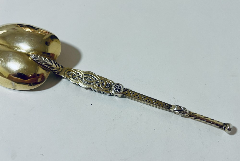 Silver Gilt Anointing Spoon View IV