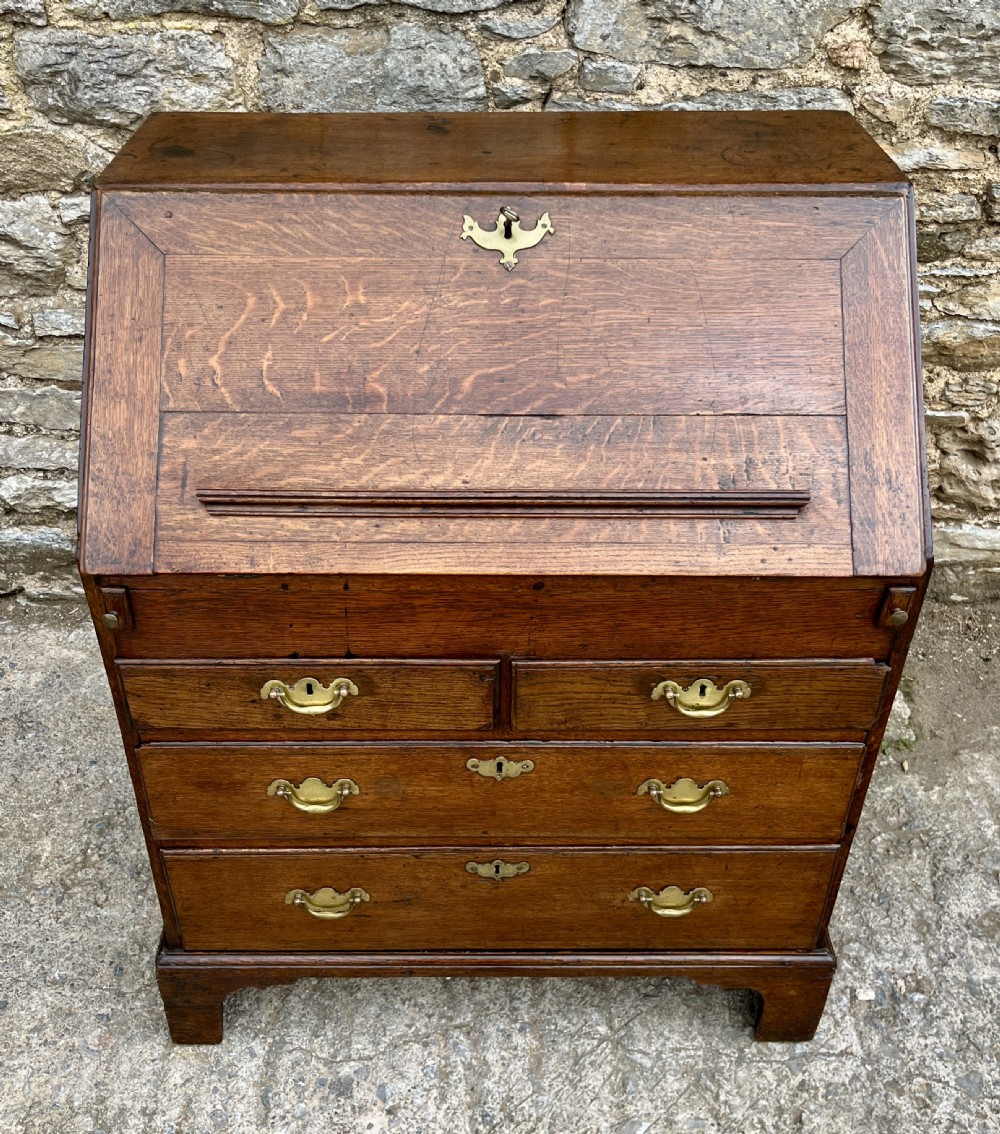 Small Georgian Oak Bureau View III